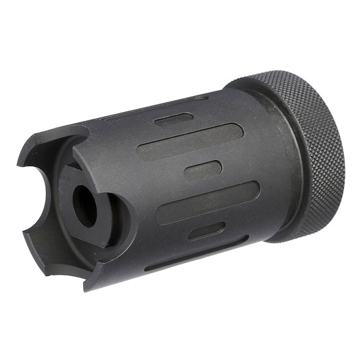 SilencerCo Airsoft Blast Shield Flash-Hider (ohne Tracer Unit) schwarz 14mm-