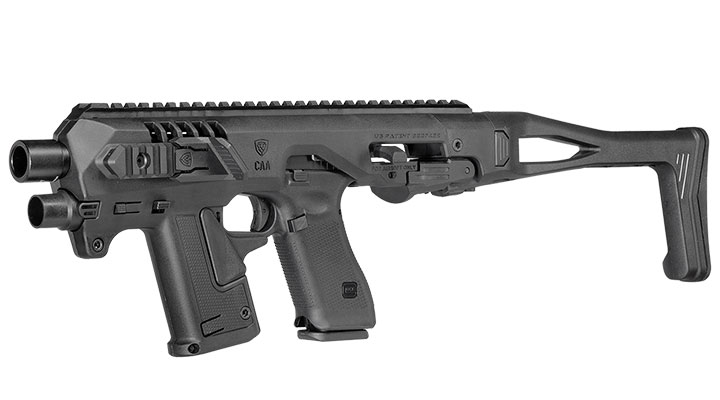 CAA Airsoft Division Micro RONI Conversion Kit f. TM / KSC / VFC / WE G17 / G18C / G22 / G31 schwarz
