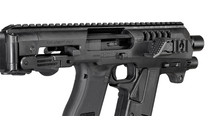 CAA Airsoft Division Micro RONI Conversion Kit f. TM / KSC / VFC / WE G17 / G18C / G22 / G31 schwarz Bild 8
