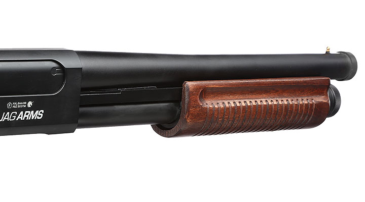 Jag Arms Scattergun Sawed-Off Vollmetall Pump Action Gas Shotgun 6mm BB Echtholz-Version Bild 8