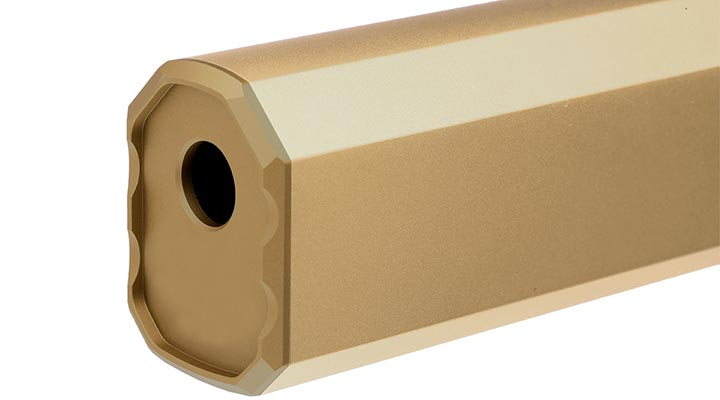 Big Dragon Airsoft OS 9mm Aluminium Mock Suppressor 14mm- Dark Earth Bild 4