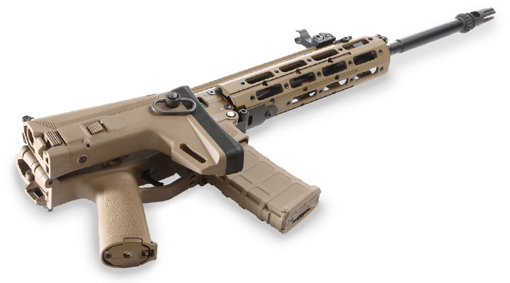 Wei-ETech MSK Long-Version Vollmetall S-AEG 6mm BB tan Bild 5