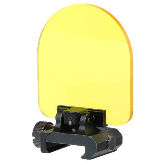 Nuprol Zielgert BB Schutzschild 63mm schwarz inkl. gelben Ersatzglas Bild 4