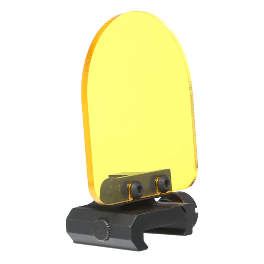 Nuprol Zielgert BB Schutzschild 63mm schwarz inkl. gelben Ersatzglas Bild 5