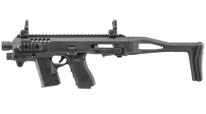 CAA Airsoft Division Micro RONI Conversion Kit f. TM / KSC / VFC / WE G17 / G18C / G22 / G31 schwarz - Advanced Bild 1