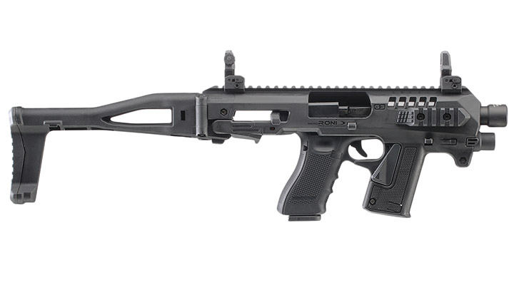 CAA Airsoft Division Micro RONI Conversion Kit f. TM / KSC / VFC / WE G17 / G18C / G22 / G31 schwarz - Advanced Bild 2