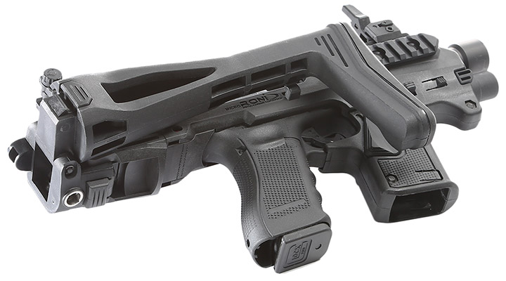 CAA Airsoft Division Micro RONI Conversion Kit f. TM / KSC / VFC / WE G17 / G18C / G22 / G31 schwarz - Advanced Bild 4
