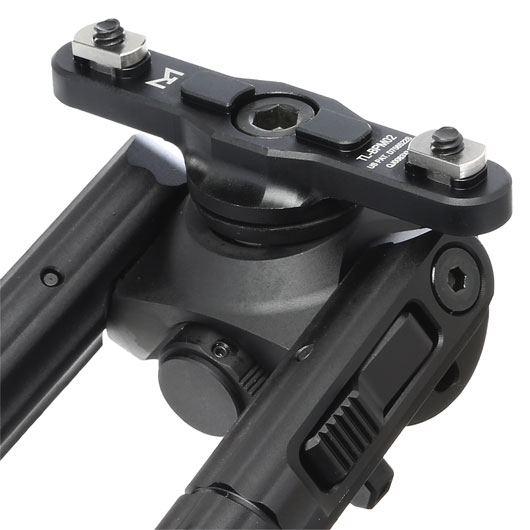 UTG M-LOK Heavy Duty Recon 360 Grad Metall Zweibein - Gummife 133 - 172 mm schwarz Bild 2