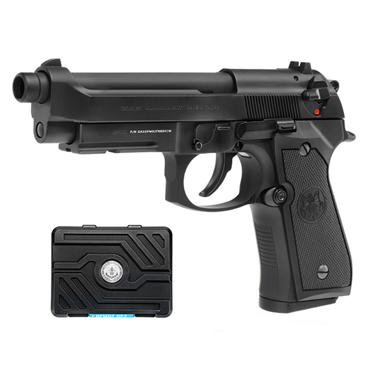 G&G GPM92 GP2 Airsoftpistole Vollmetall GBB 6mm BB schwarz inkl. Pistolenkoffer