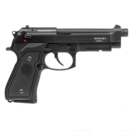 G&G GPM92 GP2 Airsoftpistole Vollmetall GBB 6mm BB schwarz inkl. Pistolenkoffer Bild 3