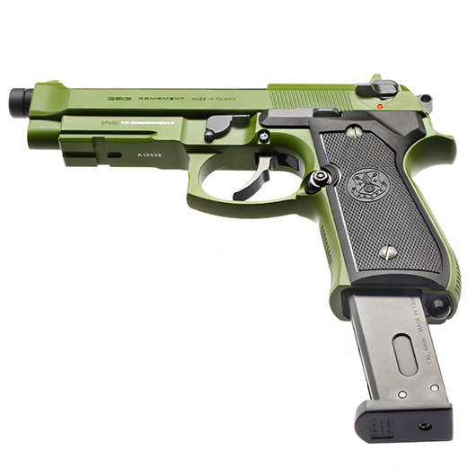 G&G GPM92 GP2 Vollmetall GBB 6mm BB oliv inkl. Pistolenkoffer Bild 5