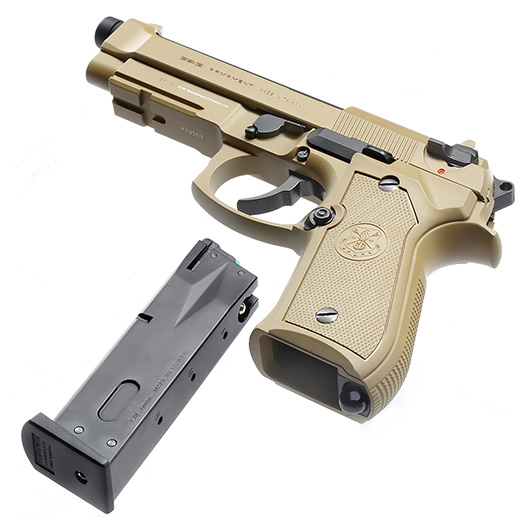 G&G GPM92 GP2 Vollmetall GBB 6mm BB Desert Tan oliv inkl. Pistolenkoffer Bild 6