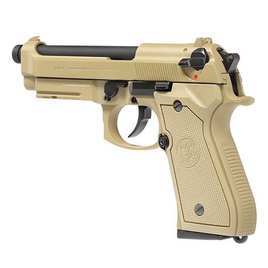 G&G GPM92 GP2 Vollmetall GBB 6mm BB Desert Tan oliv inkl. Pistolenkoffer Bild 9