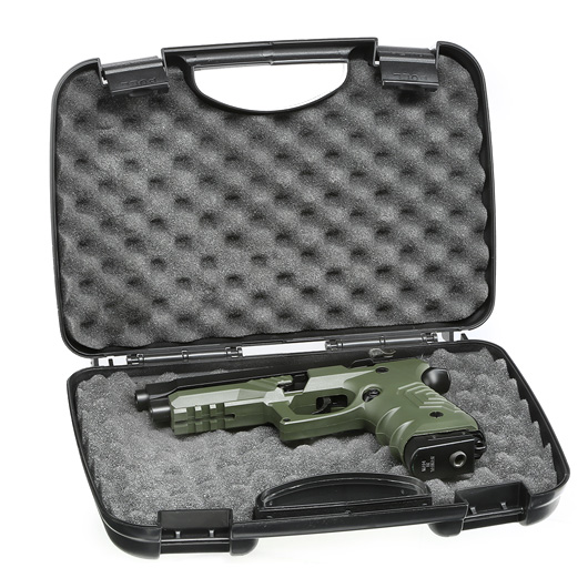 HFC M92 GripTac Airsoftpistole Vollmetall CO2 BlowBack 6mm BB oliv inkl. Pistolenkoffer Bild 7