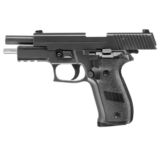 HFC H226 Airsoftpistole Vollmetall GBB 6mm BB grau inkl. Pistolenkoffer Bild 2