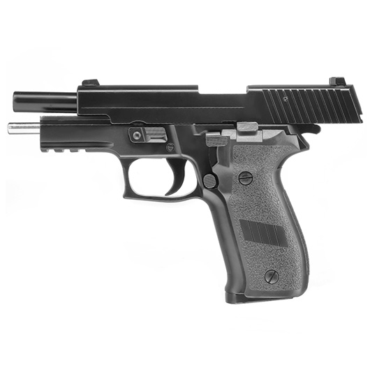 HFC H226 Airsoftpistole Vollmetall GBB 6mm BB schwarz inkl. Pistolenkoffer Bild 2