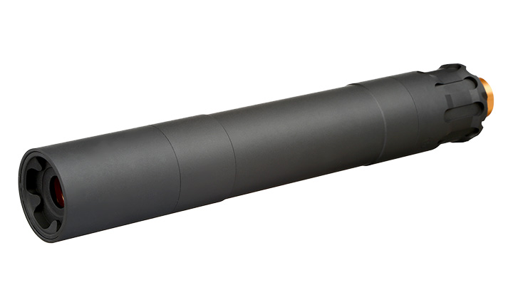 RGW OBS-Style 45ACP Aluminium Silencer 14mm- schwarz / kupfer