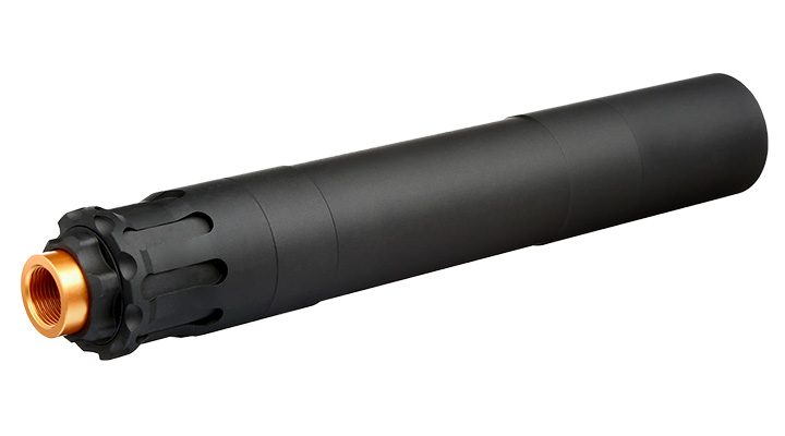 RGW OBS-Style 45ACP Aluminium Silencer 14mm- schwarz / kupfer Bild 1