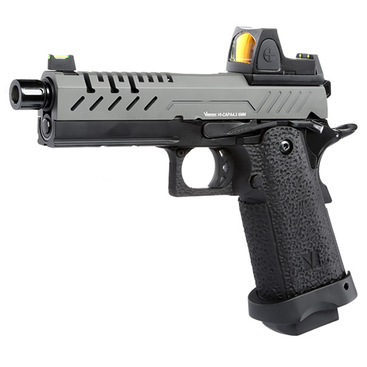 Vorsk Airsoft Hi-Capa 4.3 mit HD5141 LPZ Vollmetall GBB 6mm BB grau / schwarz
