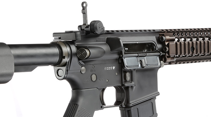 GHK Colt / Daniel Defense MK18 MOD1 Vollmetall Gas-Blow-Back 6mm BB Dualtone Bild 8