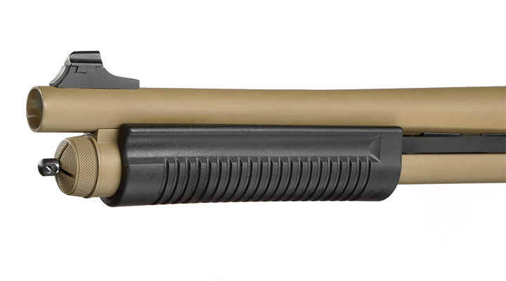 Golden Eagle M8873 Vollmetall Pump Action Gas Shotgun 6mm BB Tan Bild 6