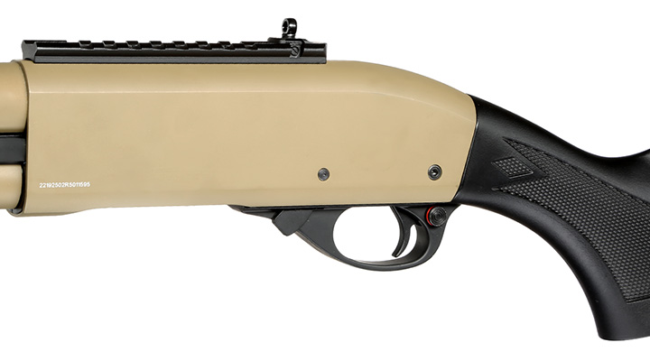 Golden Eagle M8872 Vollmetall Pump Action Gas Shotgun 6mm BB Tan Bild 7