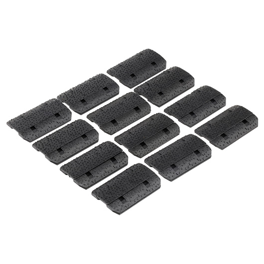 MP LOCK Rail Panel / Rail Covers Type 2 Design (12 Stck) schwarz