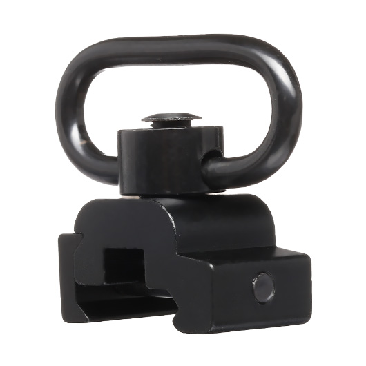 MET QD-Type Tragegurt Adapter inkl. QD Swivel f. 20 - 22mm Schienen schwarz Bild 1