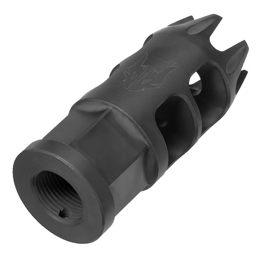 APS / EMG Falkor Defense Dracos Type-A CNC Stahl Muzzle Break schwarz 14mm- Bild 1