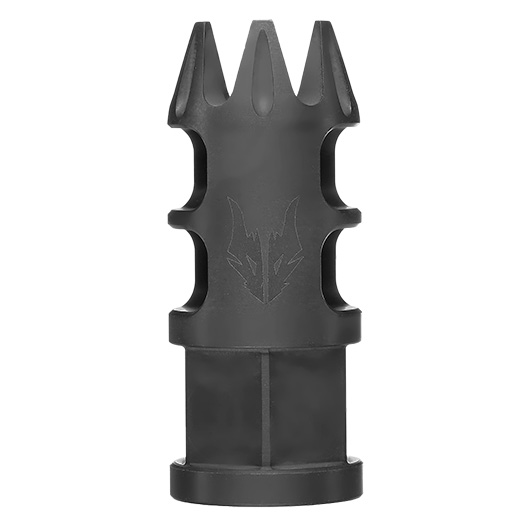 APS / EMG Falkor Defense Dracos Type-A CNC Stahl Muzzle Break schwarz 14mm- Bild 2