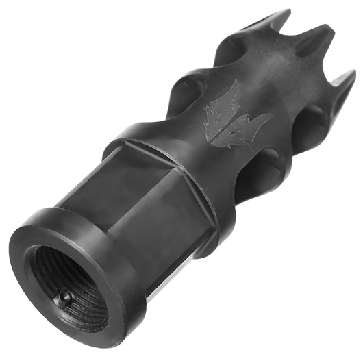 APS / EMG Falkor Defense Dracos Type-B CNC Stahl Muzzle Break schwarz 14mm- Bild 1