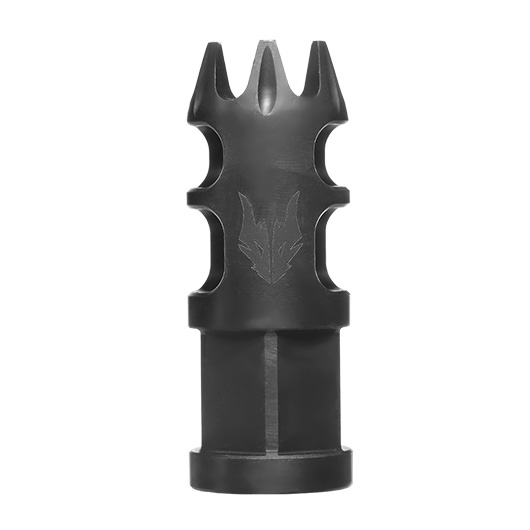 APS / EMG Falkor Defense Dracos Type-B CNC Stahl Muzzle Break schwarz 14mm- Bild 2