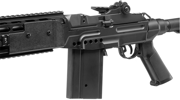 Echo1 M14 Combat Master Vollmetall S-AEG 6mm BB schwarz Bild 7