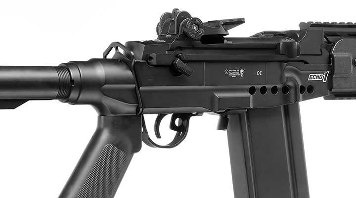 Echo1 M14 Combat Master Vollmetall S-AEG 6mm BB schwarz Bild 8