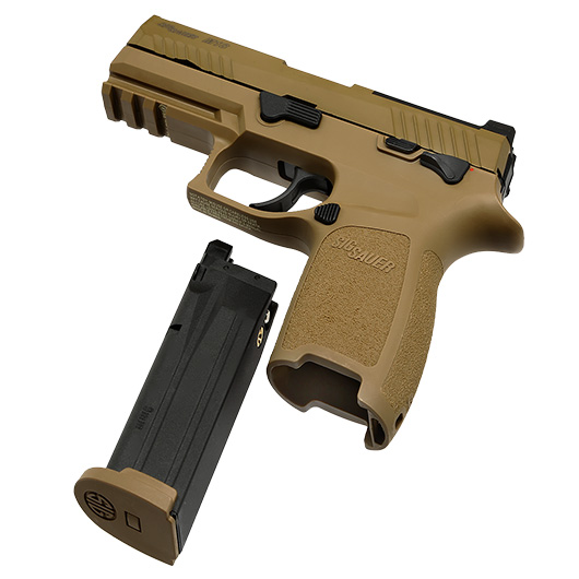 VFC Sig Sauer ProForce P320-M18 m. Metallschlitten Gas-Blow-Back 6mm BB Coyote Tan Bild 6