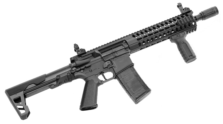 King Arms M4 Striker KeyMod CQB Ultra Grade Version II S-AEG 6mm BB schwarz Bild 4