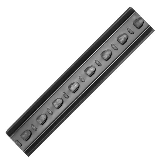 MP Airsoft KeyMod Gummi Soft Rail Covers Type-B 158mm (4 Stck) schwarz Bild 3