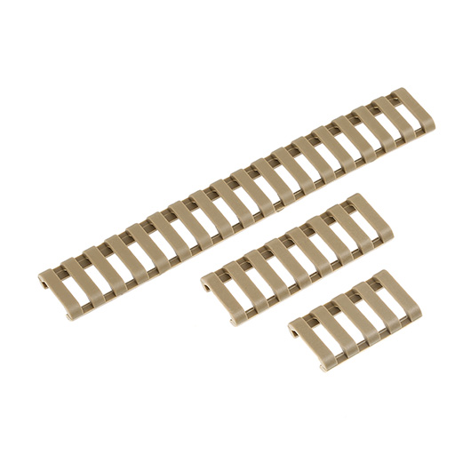 MP Airsoft Ladder Rail Cover 44 / 72 / 170 mm 3er Set - Dark Earth