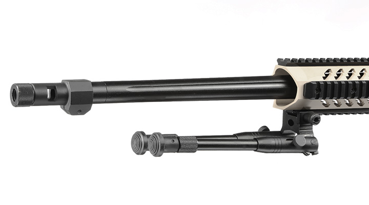 Well MB4418-2D Mk13 Custom Snipergewehr inkl. Zweibein / Zielfernrohr Springer 6mm BB tan Bild 5