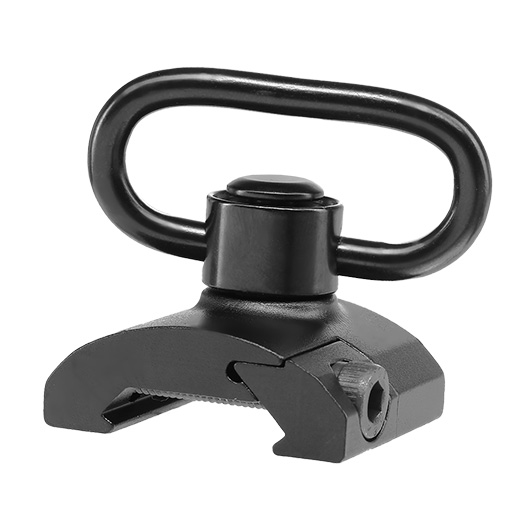 MET GS-Type Tragegurt Adapter inkl. QD Swivel f. 20 - 22mm Schienen schwarz