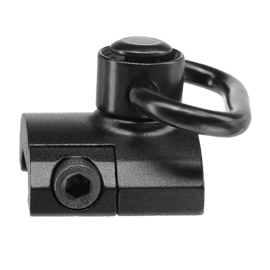 MET GS-Type Tragegurt Adapter inkl. QD Swivel f. 20 - 22mm Schienen schwarz Bild 1