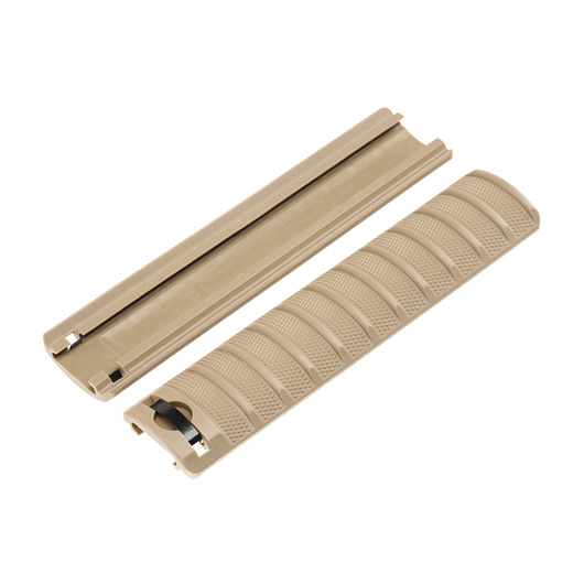 MP Airsoft KA-II Style Rail Covers 163mm 4er Set - Dark Earth Bild 1