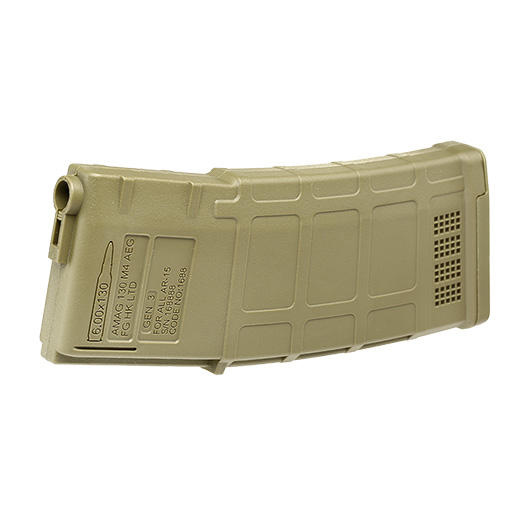 Ares M4 / M16 AMAG Magazin Mid-Cap 130 Schuss Dark Earth