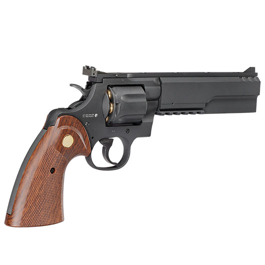 King Arms .357 Python 6 Zoll Evil-Killer Revolver Vollmetall Gas 6mm BB schwarz Bild 4