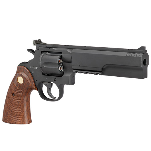 King Arms .357 Python 6 Zoll Evil-Killer Revolver Vollmetall Gas 6mm BB schwarz Bild 8