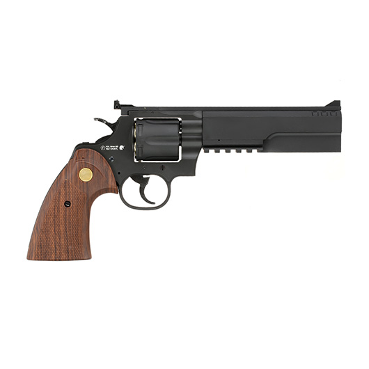 King Arms .357 Python 6 Zoll Evil-Killer Revolver Vollmetall Gas 6mm BB schwarz Bild 2