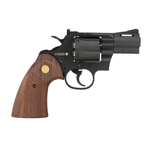 King Arms .357 Python 2.5 Zoll Revolver Vollmetall Gas 6mm BB schwarz Bild 2