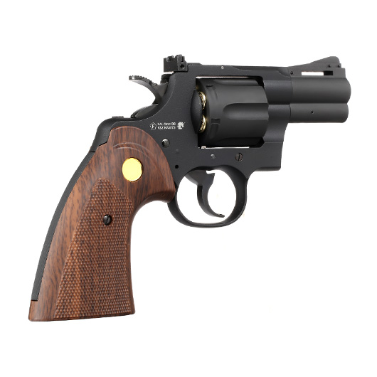 King Arms .357 Python 2.5 Zoll Revolver Vollmetall Gas 6mm BB schwarz Bild 3