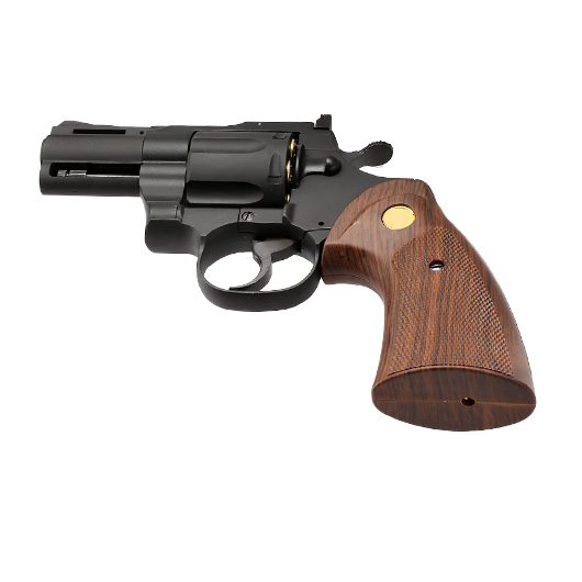 King Arms .357 Python 2.5 Zoll Revolver Vollmetall Gas 6mm BB schwarz Bild 6