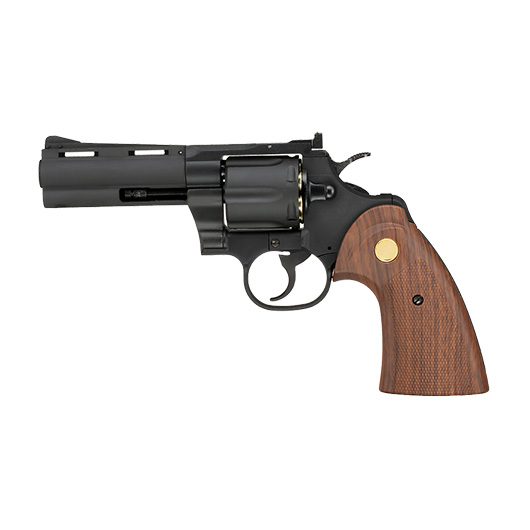 King Arms .357 Python 4 Zoll Revolver Vollmetall Gas 6mm BB schwarz Bild 1